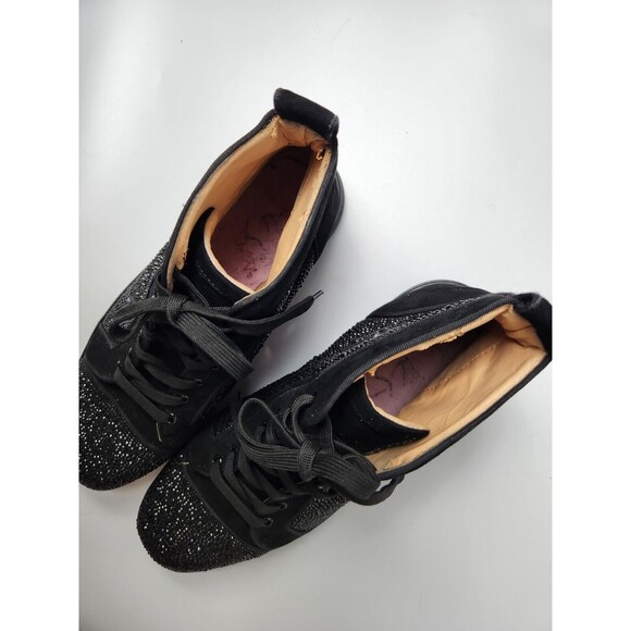 Christian Louboutin Shoes Men Size 14 Preppy Luxury‎ Gothic Rhinestone Punk Edgy - Picture 11 of 12